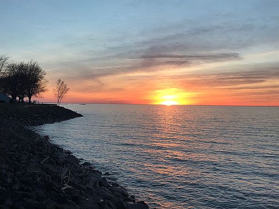 Sunset from deck