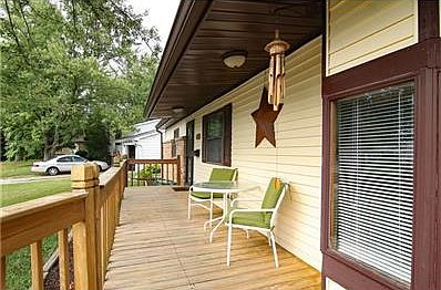 back deck area
