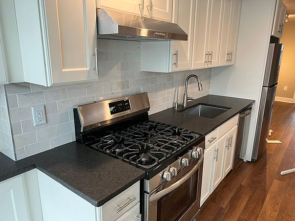 Kitchen appliances include dishwasher