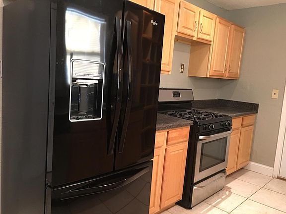 Kitchen with gas stove