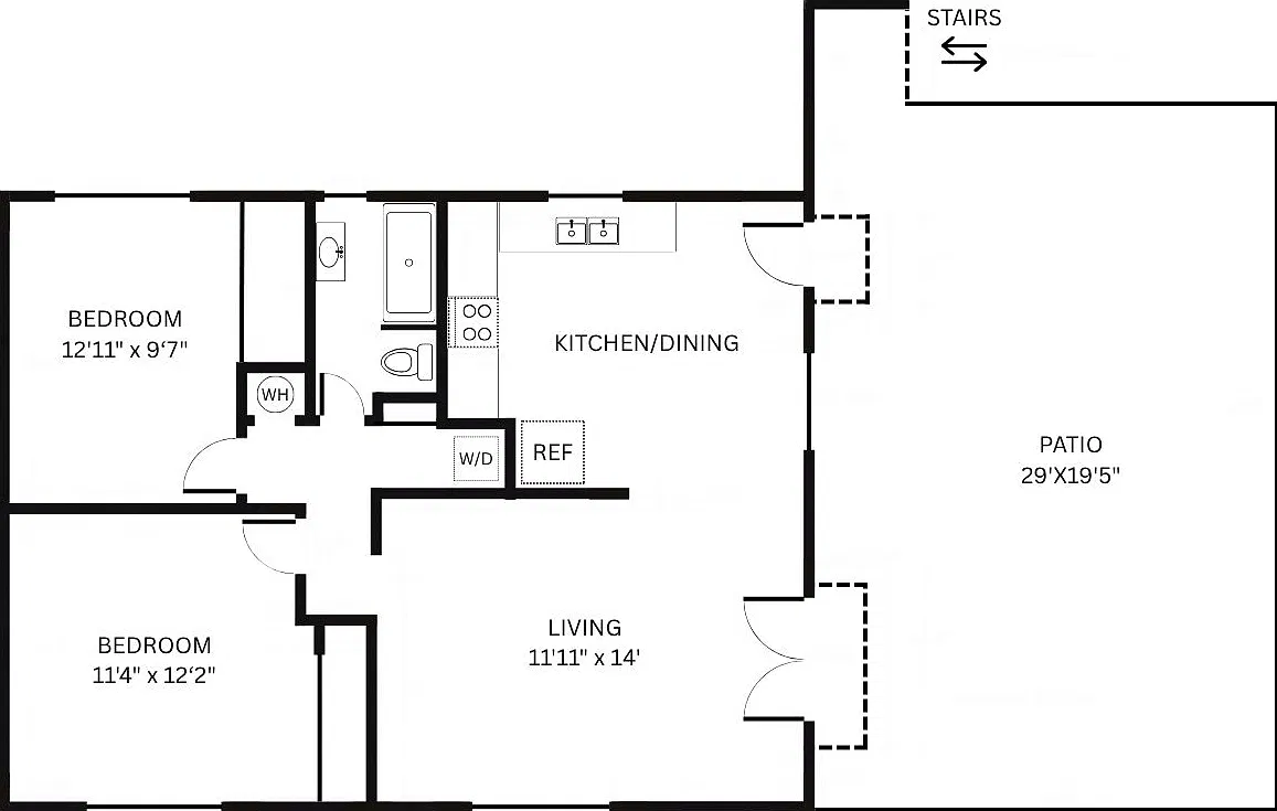 2 bed, 884 sqft, $2,750 — Photo 3
