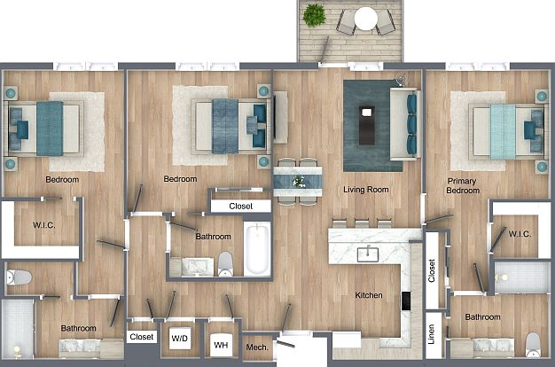 2nd image of 1413 Laskin Rd #439