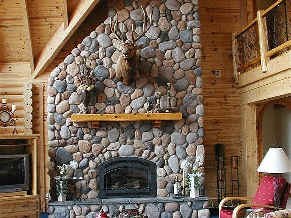 One of Four Fireplaces