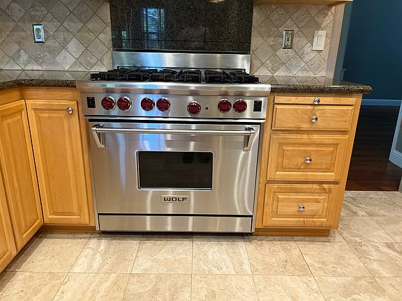 6 burner wolf range