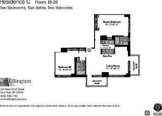 2nd image of 260 W 52nd St APT 25C