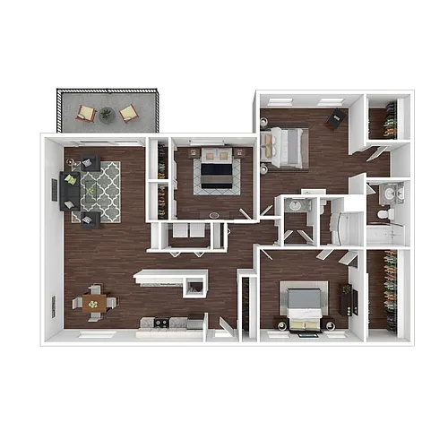 Floor plan 3x2U (Buena Vista II)