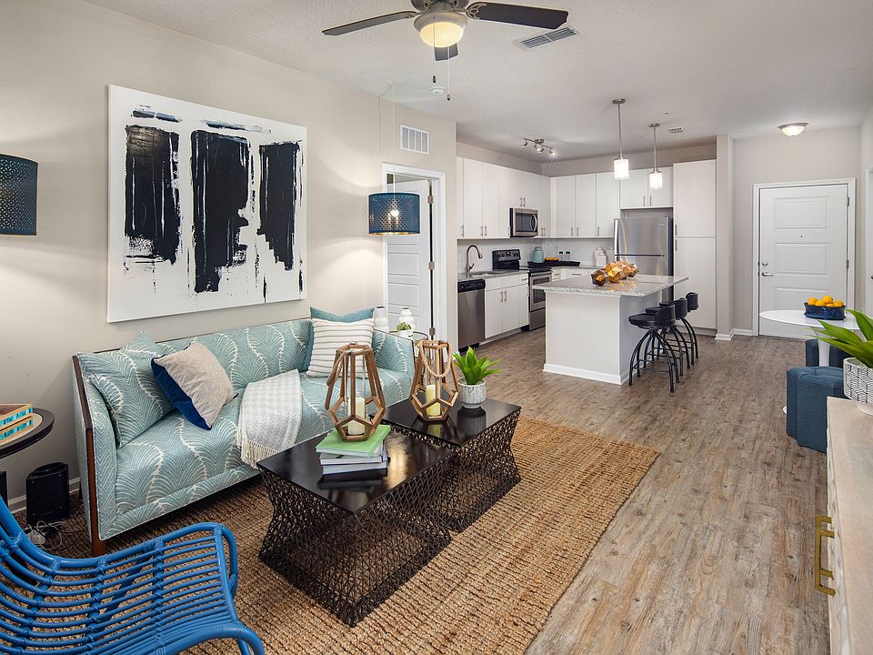 Soltair Cypress Creek Model Apartment Living Room
