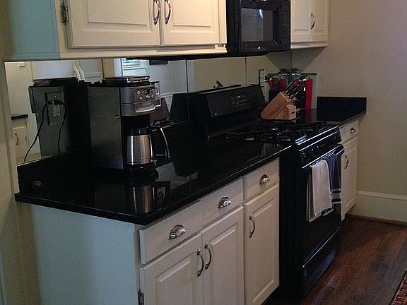 Kitchen featuring granite