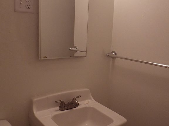 Bathroom sink and medicine cabinet