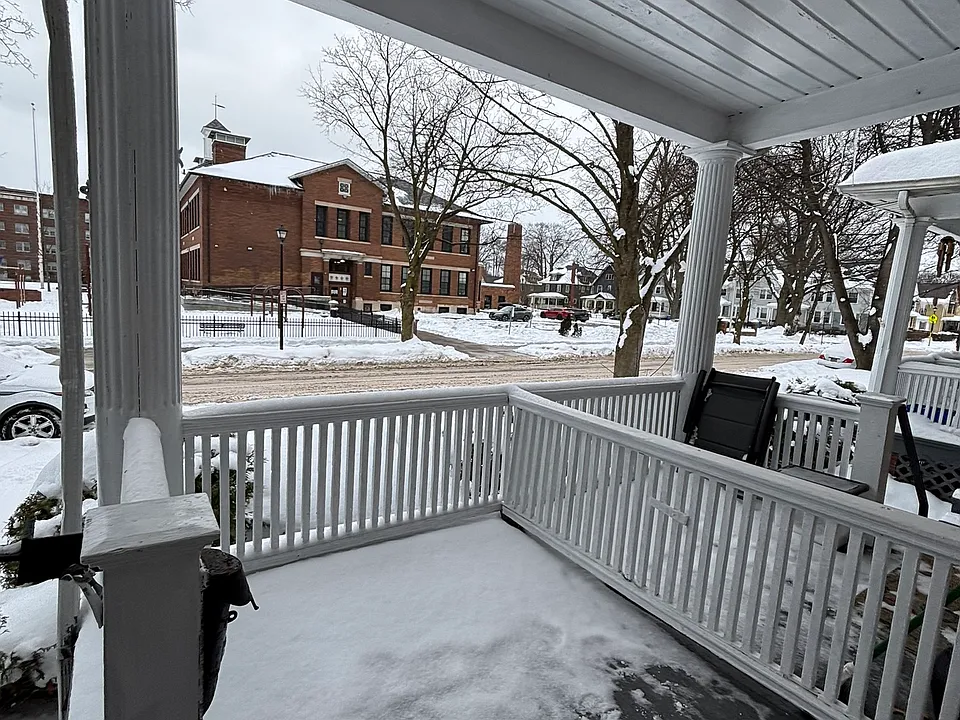 Private front porch