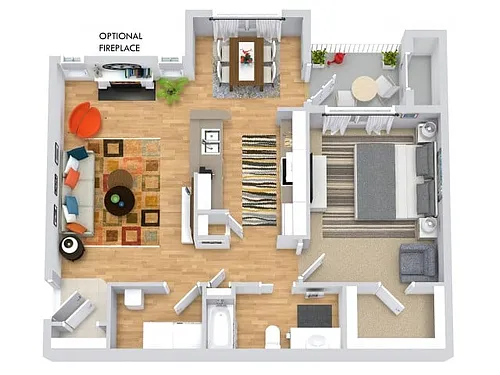 Floor plan Hickory