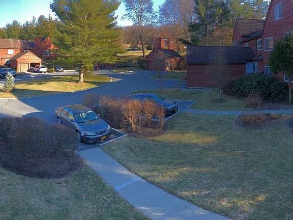 View of neighborhood from standing on front deck (off Living Room)