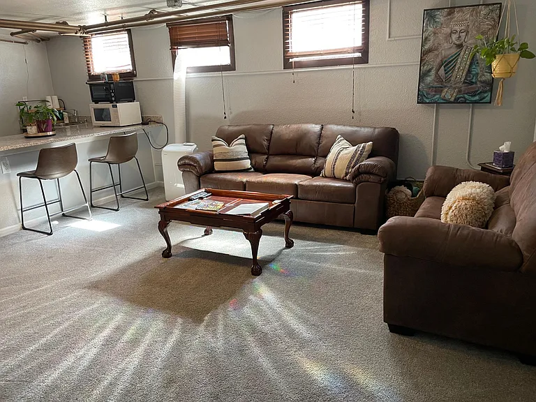 Lots of natural light.