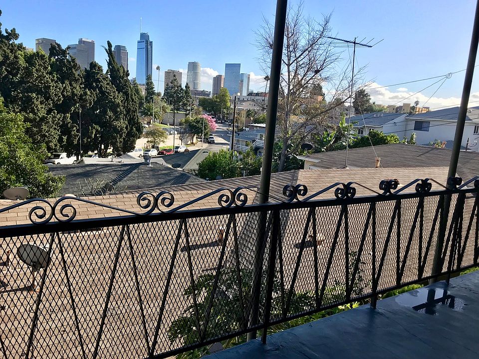 View to DTLA from balcony