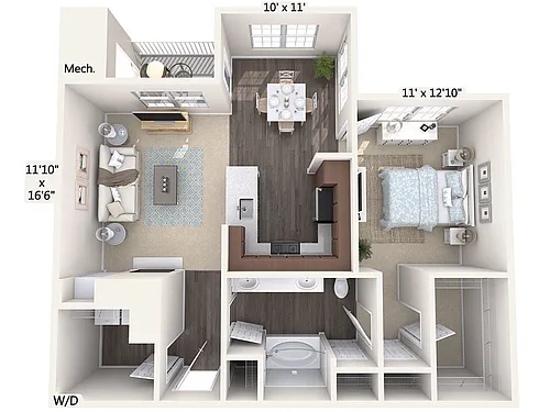 Floor plan A4-S-Upper