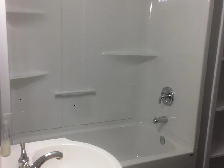 Bathroom with tub