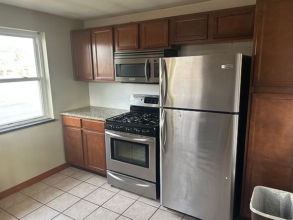 Kitchen with gas stove