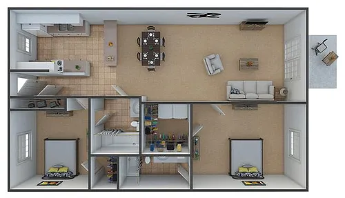 Floor plan The Villa