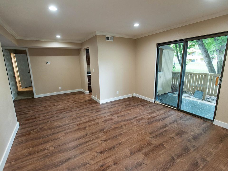 Living room with patio