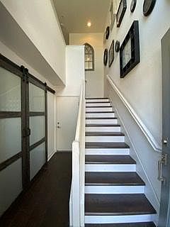 Entryway and stairwell