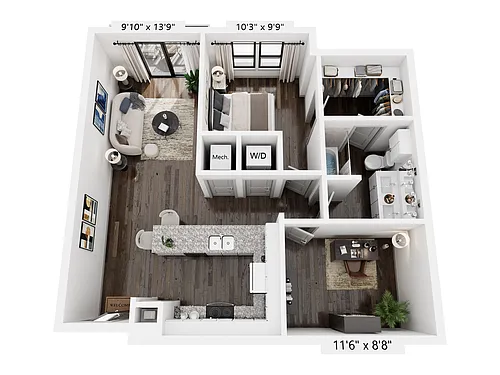 Floor plan A7