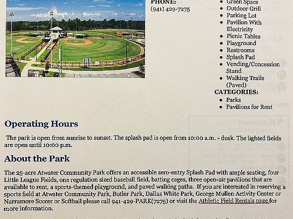 COMMUNITY PARK NEARBY