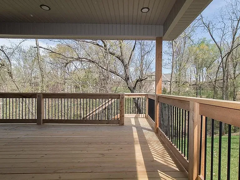 Main level back patio
