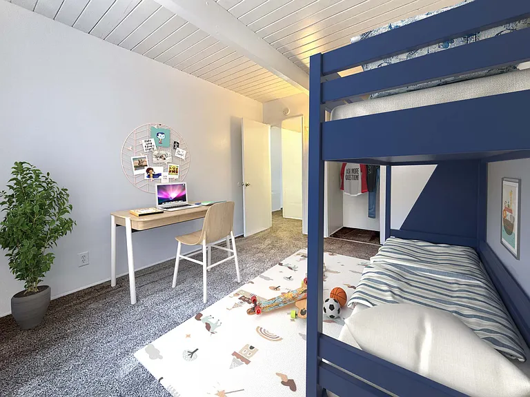 Unit #9 - Available Now - Virtually Staged to show potential furniture configurations.