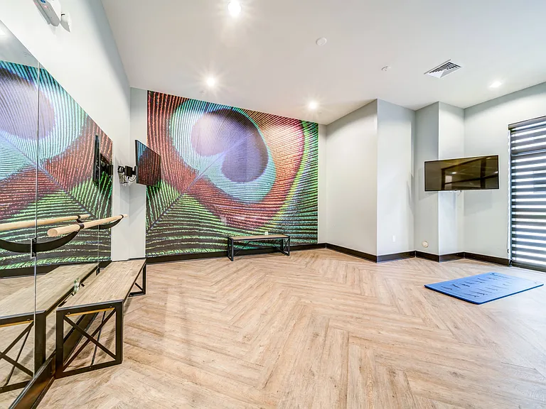 14-University Edge Greenville _ Dickinson Lofts-Private Fitness Classroom