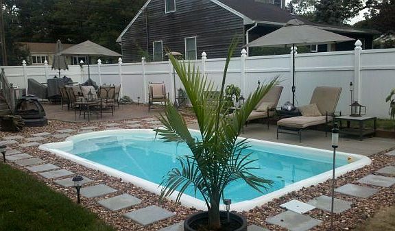 Pool/patio view 1