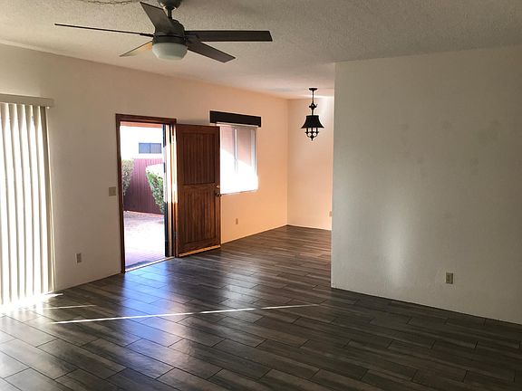 Entrance into dining area and living room