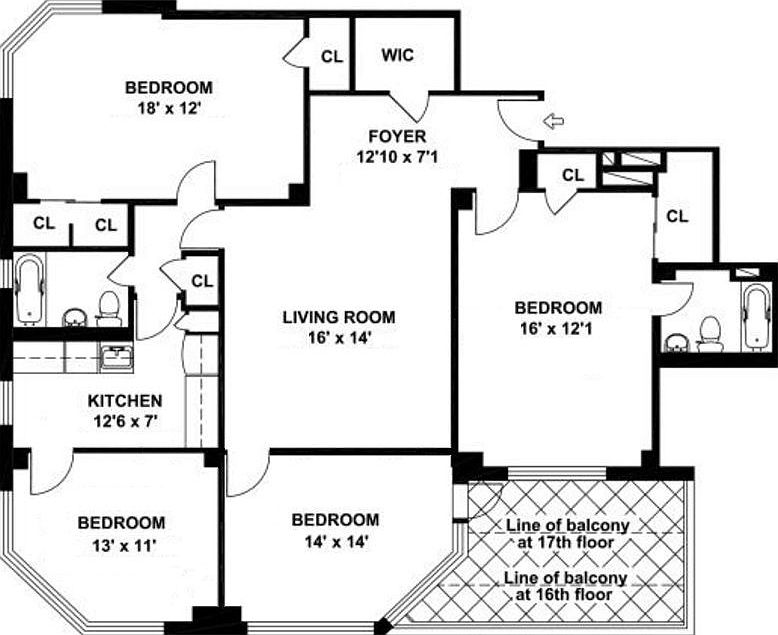 1st image of 249 E 48th St APT 17B
