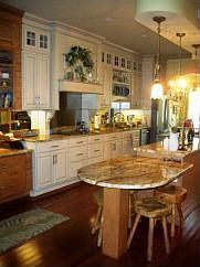 Kraftmaid cabinetry & Brazilian granite counter tops
