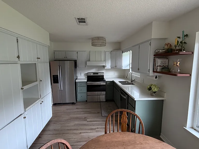 Dining and kitchen