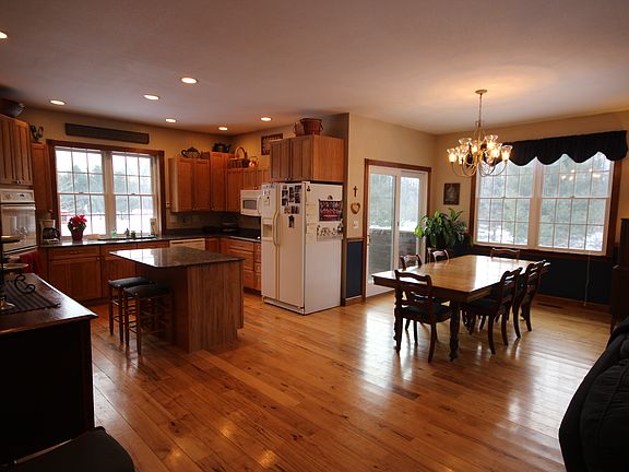 Wide Planked Hickory Floors