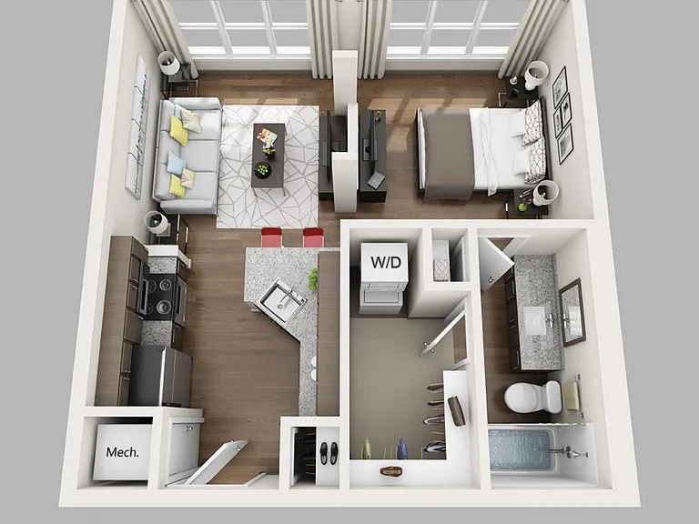 M Station - Penn - 1 Beds - 1 Baths - 564 Sq. ft.