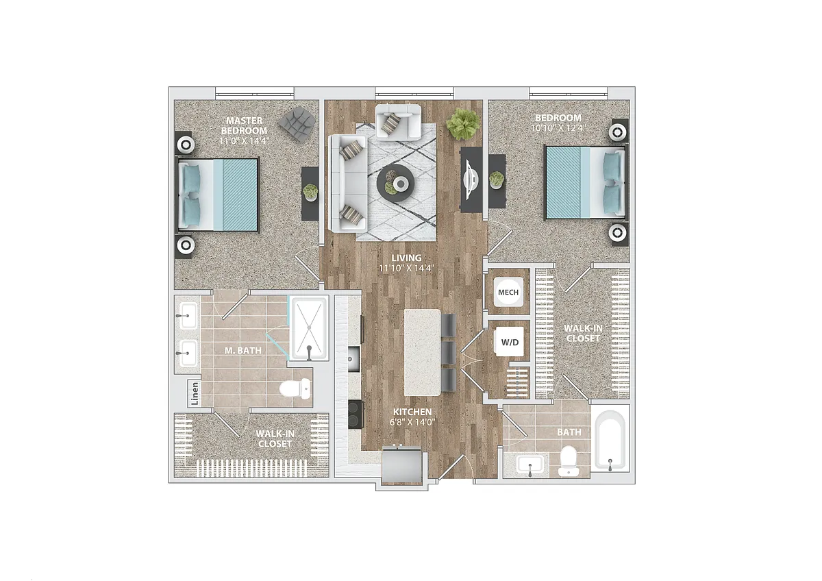 Floor plan B3B