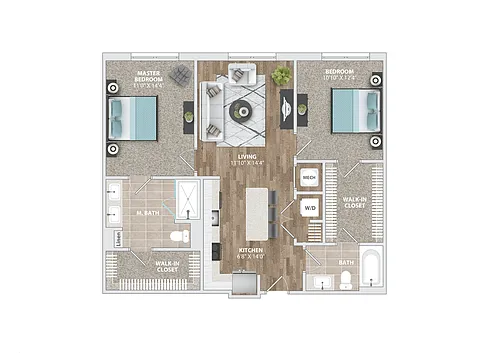 Floor plan B3B