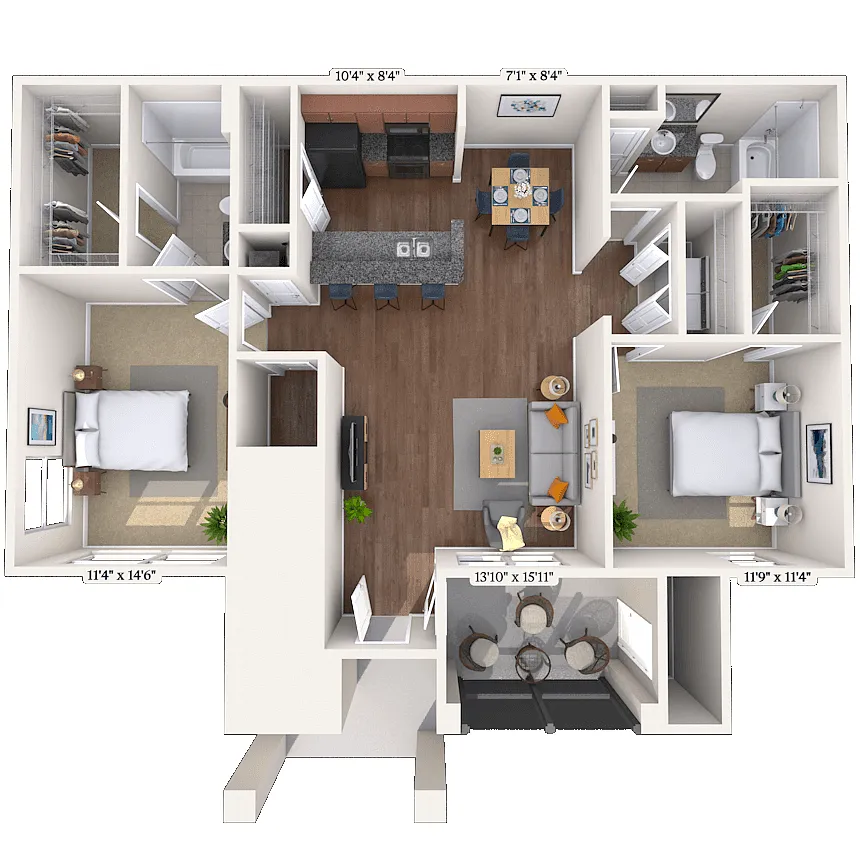 Floor plan 22B Floor plan