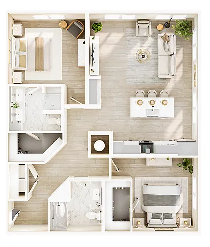 Floor plan B3