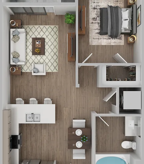 The Sandbar - Cable & Internet Incl. Floorplan Diagram