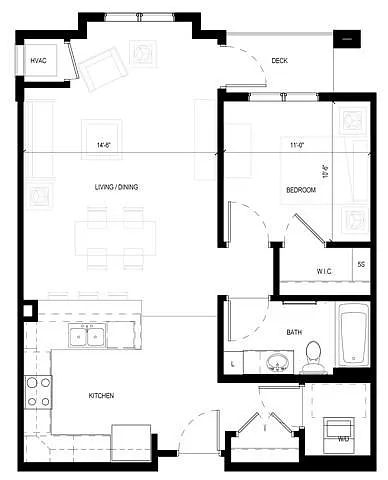 Floor plan Delaney