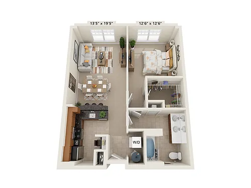 Floor plan Willimette