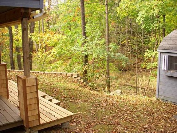 back yard covered patio