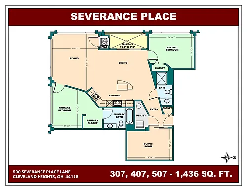 Floor plan 307 407 507