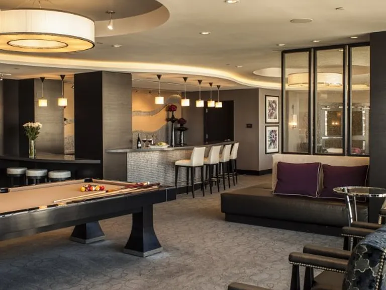 Club Room with Billiards