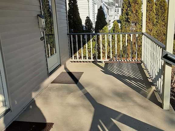 "A" entrance and useable front porch area