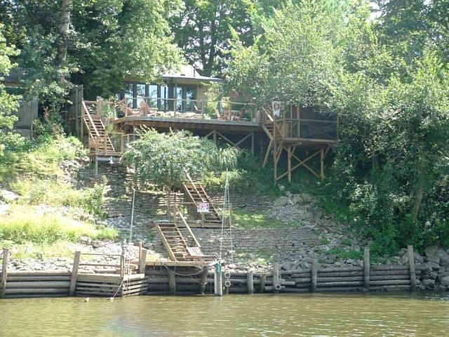 Back of house from river