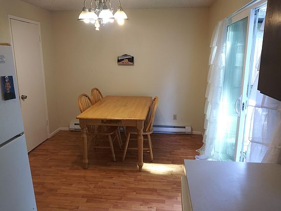 Dining room with big walk-in pantry room and backyard exit
