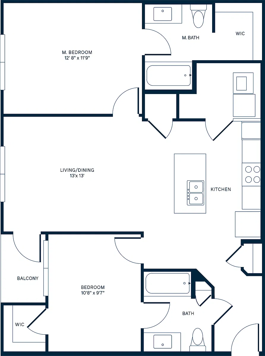 Floor plan Grays Peak (B1)